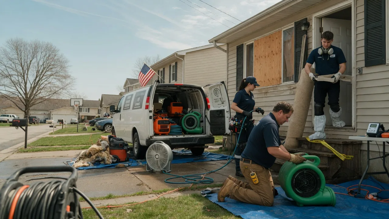 Water Damage Restoration in Winthrop, IA near me